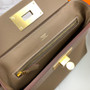 Hermès Mini 24/24 – 21 Bag Etoupe Evercolor/Swift leather  Hermès Mini 24/24 – 21 Bag Etoupe Evercolor/Swift leather