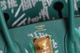 [Online Exclusive] Hermes Singapore Limited Edition Embroidered Birkin 30 Bag Green