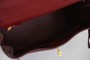 Hermes Bordeaux Kelly Touch bag 32 Retourne Togo/ Niloticus Crocodile  