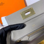 Hermès Mini 24/24 – 21 Bag M8 Gris Asphalte Evercolor/Swift leather  Hermès Mini 24/24 – 21 Bag M8 Gris Asphalte Evercolor/Swift leather