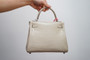 Hermes Craie Alligator KELLY 25 WITH PALLADIUM  HARDWARE Hermes Craie Alligator KELLY 25 WITH PALLADIUM  HARDWARE