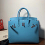 Hermes P3 Bleu Du Nor Birkin 35cm Epsom Leather Palladium Hardware  Hermes P3 Bleu Du Nor Birkin 35cm Epsom Leather Palladium Hardware
