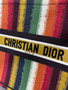 Christian Dior DIOR BOOK TOTE Multicolor D-Stripes Embroidery Reference: M1286ZRFR_M884 