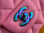 Chanel Rainbow Metal mini flap bag Pink 