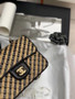 Chanel Raffia, Jute Thread small flap bag 