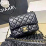 Chanel Small Flap Bag With Bow Strap Black