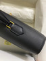 Hermes Kelly Depeche 38 Briefcase in Black with Gold Hardware