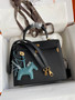 HERMES KELLY 28 SELLIER BLACK  EPSOM GOLD HARDWARE HERMES KELLY 28 SELLIER BLACK  EPSOM GOLD HARDWARE