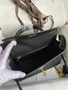 HERMES KELLY 28 SELLIER BLACK  EPSOM GOLD HARDWARE HERMES KELLY 28 SELLIER BLACK  EPSOM GOLD HARDWARE