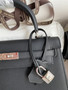 HERMES KELLY 28 SELLIER BLACK  EPSOM PALLADIUM HARDWARE HERMES KELLY 28 SELLIER BLACK  EPSOM PALLADIUM HARDWARE