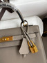 HERMES KELLY 28 SELLIER M8 GRIS ASPHALTE EPSOM GOLD HARDWARE HERMES KELLY 28 SELLIER M8 GRIS ASPHALTE EPSOM GOLD HARDWARE