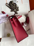 HERMES KELLY 28 SELLIER RUBIS EPSOM PALLADIUM HARDWARE HERMES KELLY 28 SELLIER RUBIS EPSOM PALLADIUM HARDWARE