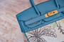 [Online Exclusive] Hermes Faubourg Tropical Birkin 30 Blue