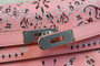 Hermes x Jay Ahr Special Edition custom-embroidering Pink Kelly 28 Bag Epsom Leather Palladium Hardware