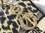 Christian Dior MEDIUM LADY D-LITE BAG Beige Multicolor Mizza Embroidery