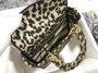 Christian Dior MEDIUM LADY D-LITE BAG Beige Multicolor Mizza Embroidery