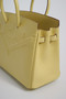 Hermes Mini Shadow Birkin 25 Bag C9 Soupre Yellow Evercalf Limited Edition