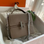 Hermes Cinhetic bag Etoupe  Hermes Cinhetic bag Etoupe