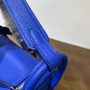 Hermes Mini Lindy 20cm Bag Electric Blue Togo Leather Palladium  Hardware