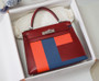  Hermes Limited Edition Bordeaux Kelly 28cm Lettre E Epsom PHW