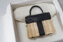 HERMES KELLY 20 MINI PICNIC BLACK SWIFT PALLADIUM HARDWARE