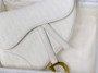 Christian Dior SADDLE BAG White Dior Oblique Jacquard Christian Dior SADDLE BAG White Dior Oblique Jacquard