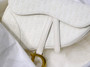 Christian Dior SADDLE BAG White Dior Oblique Jacquard Christian Dior SADDLE BAG White Dior Oblique Jacquard