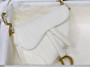 Christian Dior Mini SADDLE BAG White Dior Oblique Jacquard  Christian Dior Mini SADDLE BAG White Dior Oblique Jacquard