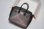 Hermes Black Birkin 30 Swift Leather with Swarovski crystal(Carried by Paris Hilton)