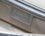 Christian Dior MEDIUM DIOR CARO BAG Silver-Tone Dior Spatial Crinkled Metallic Calfskin