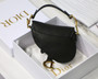 Christian MICRO SADDLE BAG Black Goatskin Christian MICRO SADDLE BAG Black Goatskin
