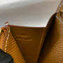 Hermes Constance Compact Passant wallet Gold Epsom Leather with Gold Hardware