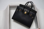 Hermes Birkin 25 Sellier Box Leather Gold Hardware