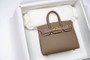  [Exclusive] Hermes Etoupe  Birkin 20cm Epsom Gold Hardware