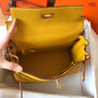 Hermes  JAUME AMBRE  Kelly 28 cm Gold Hardware Hermes  JAUME AMBRE  Kelly 28 cm Gold Hardware