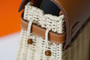  Hermes Limited Edition Gold Picnic Kelly 35 Wicker Palladium Hardware
