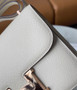 Hermes Craie Constance Epsom leather 18cm Gold Hardware