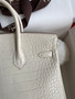 Hermes Birkin 25cm 8L Béton  Alligator  with Gold hardware