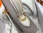  Hermes Craie/Etoupe  Kelly 25 cm Epsom Gold Hardware