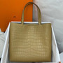 Hermes Double Sens 36 bag Matte Almond Nilo Crocodile 