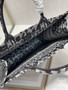 Christian Dior DIOR BOOK TOTE Gray Mizza Embroidery Christian Dior DIOR BOOK TOTE Gray Mizza Embroidery
