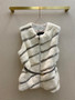 Fendi GILET White mink gilet
