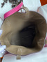 Hermes Double Sens Tote 30 Etoupe & Rose Pourpre 
