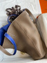 Hermes Double Sens Tote 30 Etoupe & Blue Electric