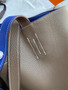 Hermes Double Sens Tote 30 Etoupe & Blue Electric 