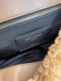 Saint Laurent PUFFER MEDIUM BAG IN MERINO SHEARLING AND LAMBSKI  Saint Laurent PUFFER MEDIUM BAG IN MERINO SHEARLING AND LAMBSKI