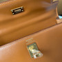 Hermès Gold Kelly 25 Box Leather Gold Hardware