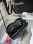 Chanel Black heart-shaped quilted crossbody bag (Chanel Spring-Summer 2022 Runway Bag Collection)