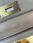  Hermès Mini 24/24 – 21 Bag Etoupe/Beige de Weimer  Evercolor/Swift leather 