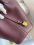 Hermes Rouge Sellier Picotin Lock 18 Togo Leather Bag